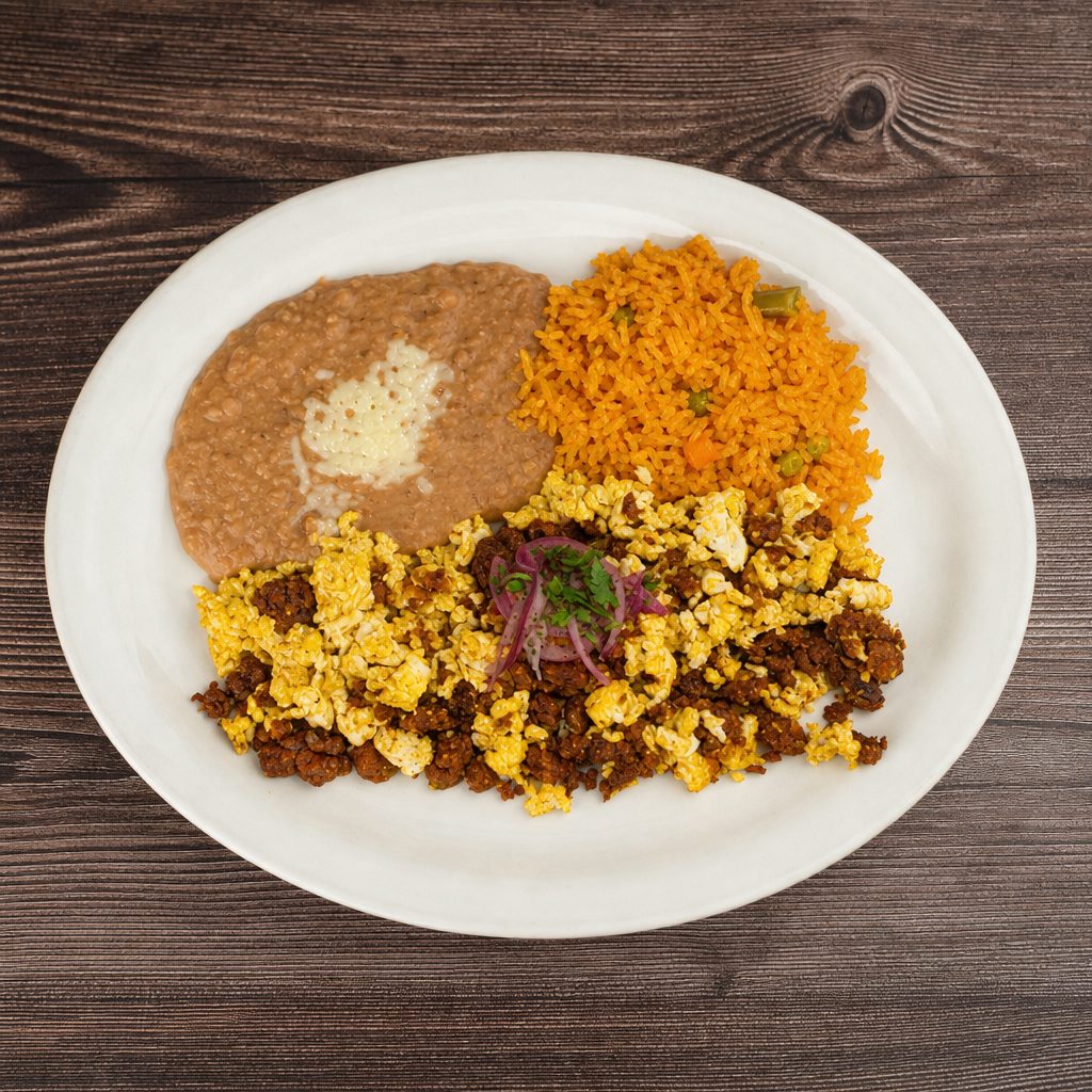 Huevos con Chorizo.