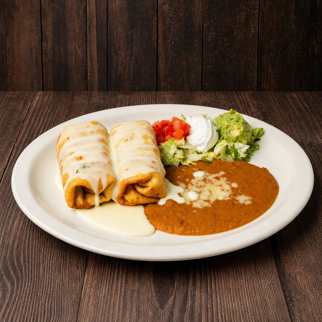 Chimichangas.