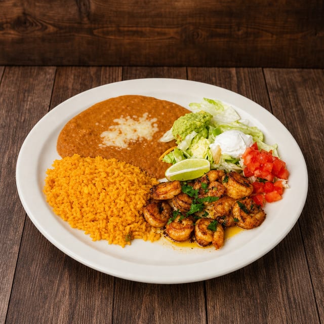 Camarones al Mojo de Ajo.