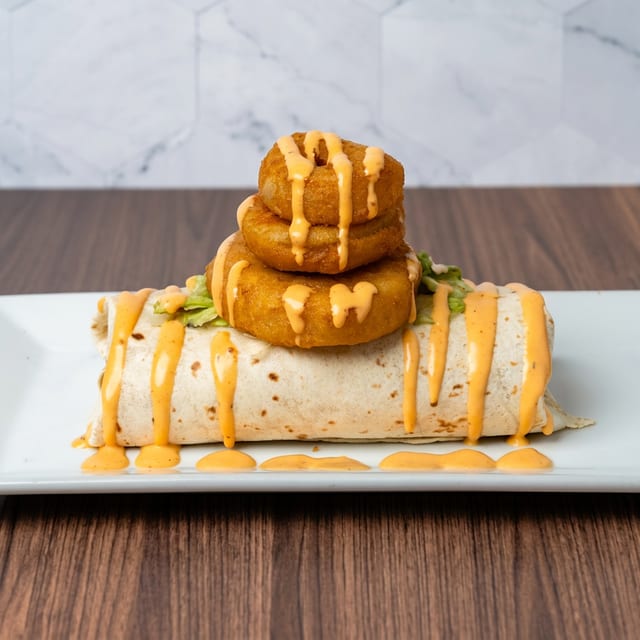 Open Seafood Burrito.