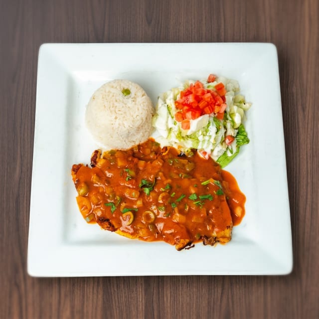 Pescado a la Veracruzana.